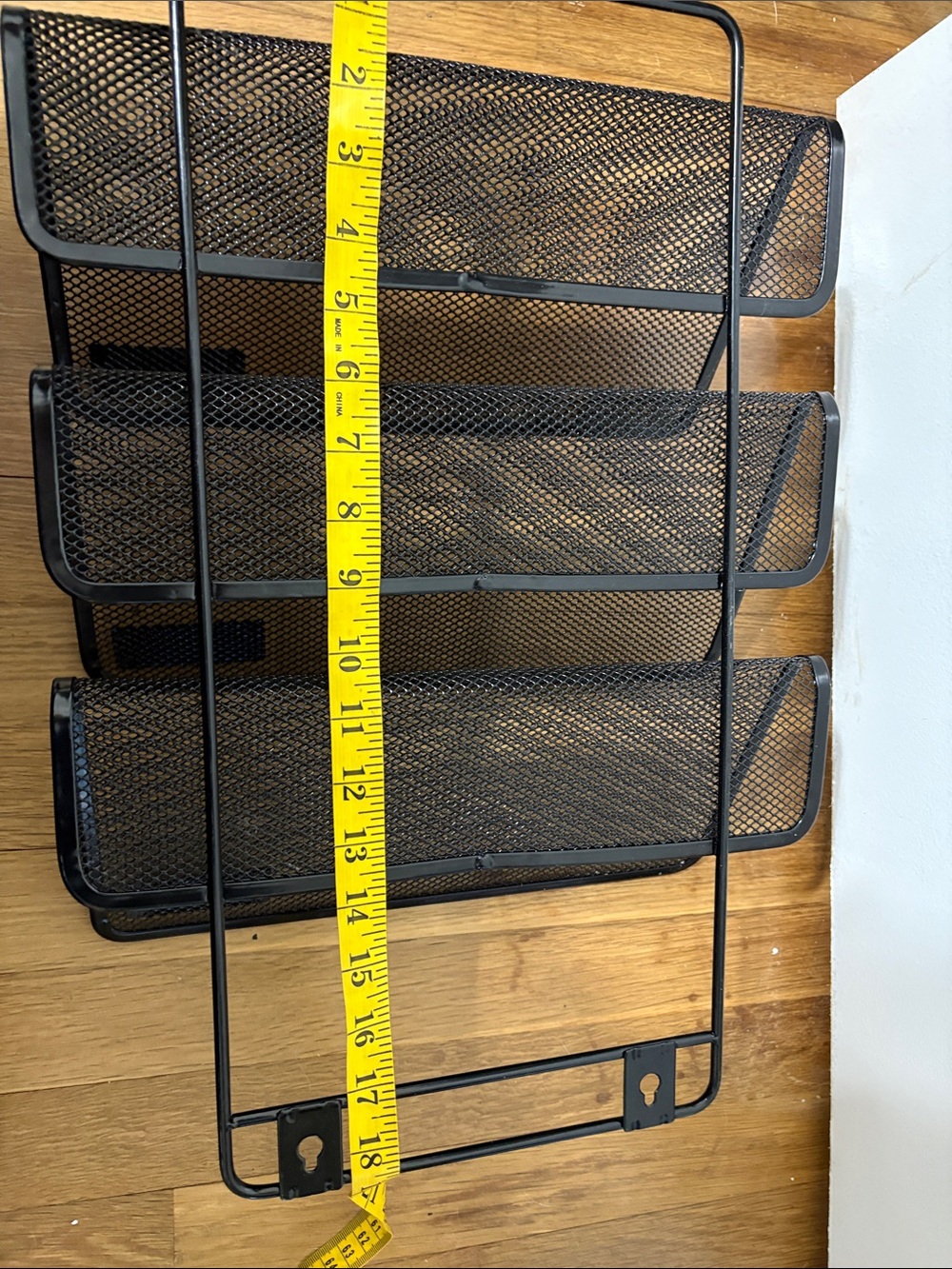 Hanging file organizer mesh black - Picture 3 of 6
